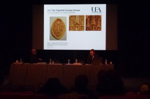 Matthew Sillence with cardinals' seals