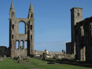 St Andrews Cathedral, the interior looking east