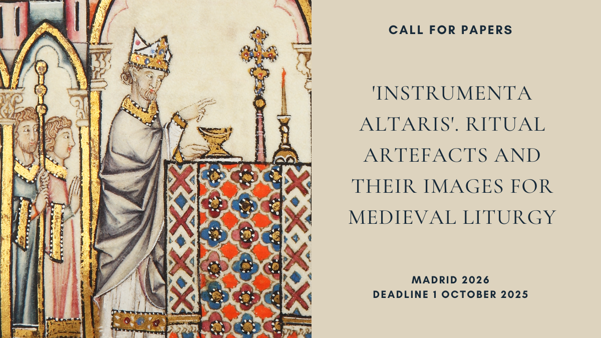 CFP: ‘Instrumenta altaris’. Ritual Artefacts and Their Images for ...