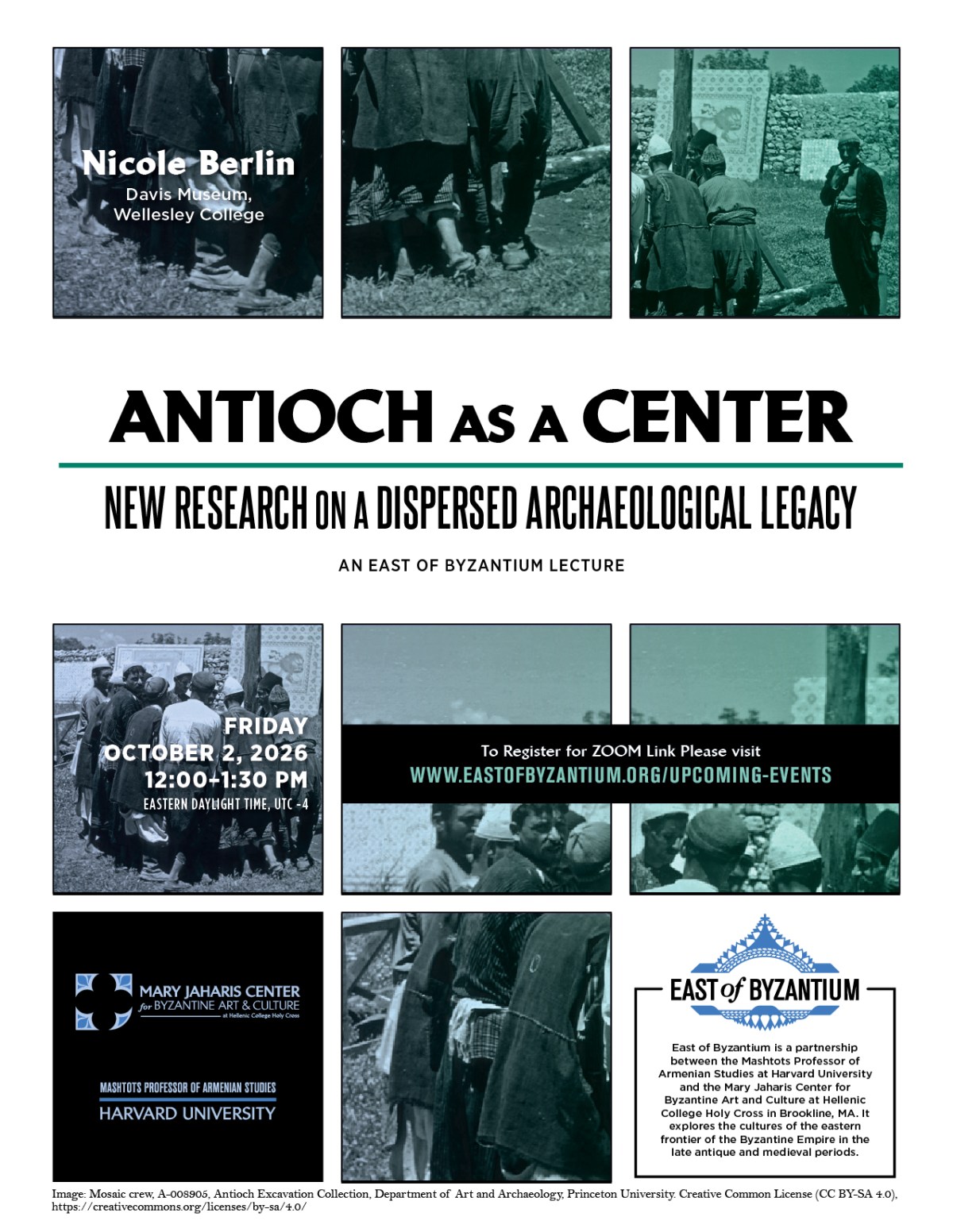 Online Lecture: ‘Antioch as a Center: New Research on a Dispersed Archaeological Legacy’ with Nicole Berlin, 2 October&nbsp;2026